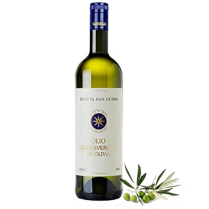 Huile d'olive Extra Vierge Sassicaia 24.90 par bt.